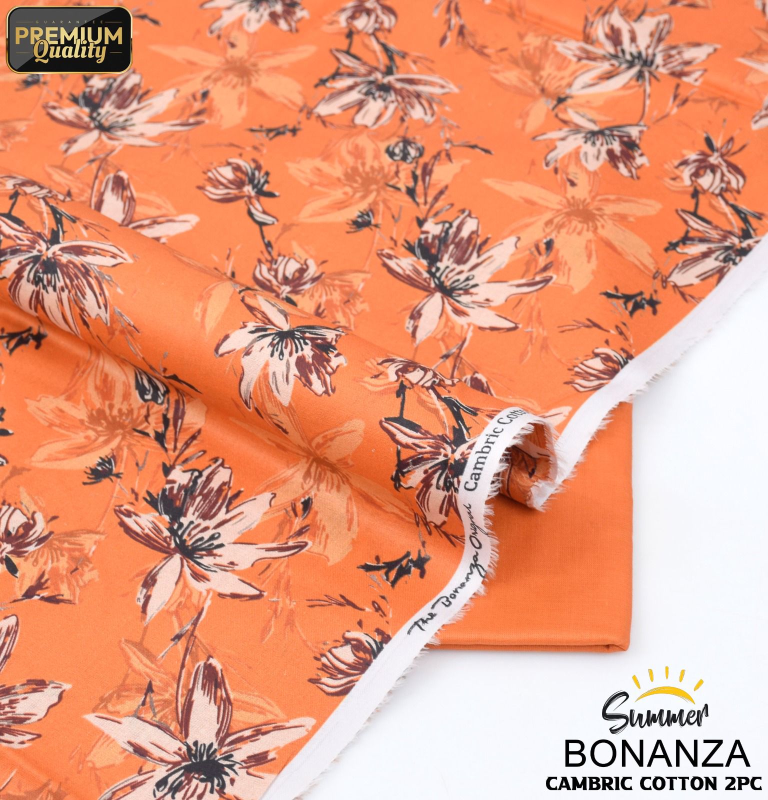 Bonanza Cambric 2-Piece Mid Season Un-Stiched