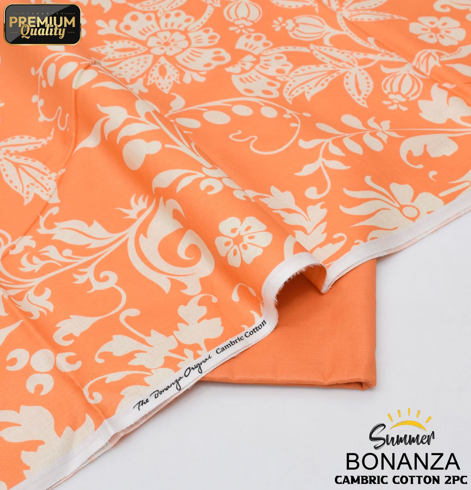 Bonanza Cambric 2-Piece Mid Season Un-Stiched