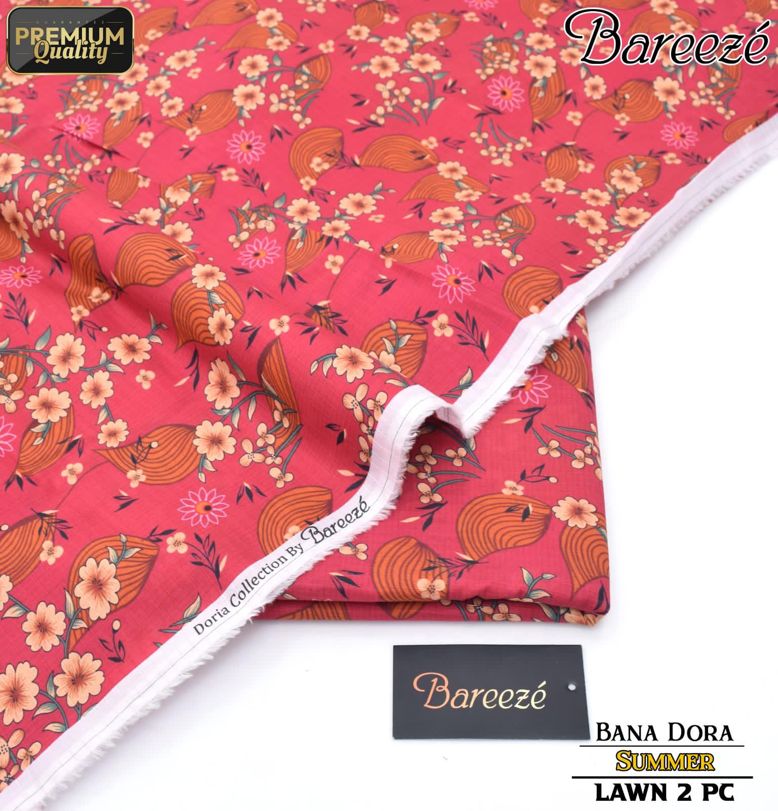 Bareeze Bana Dora Lawn Digital Printed 2-Piece Unstiched