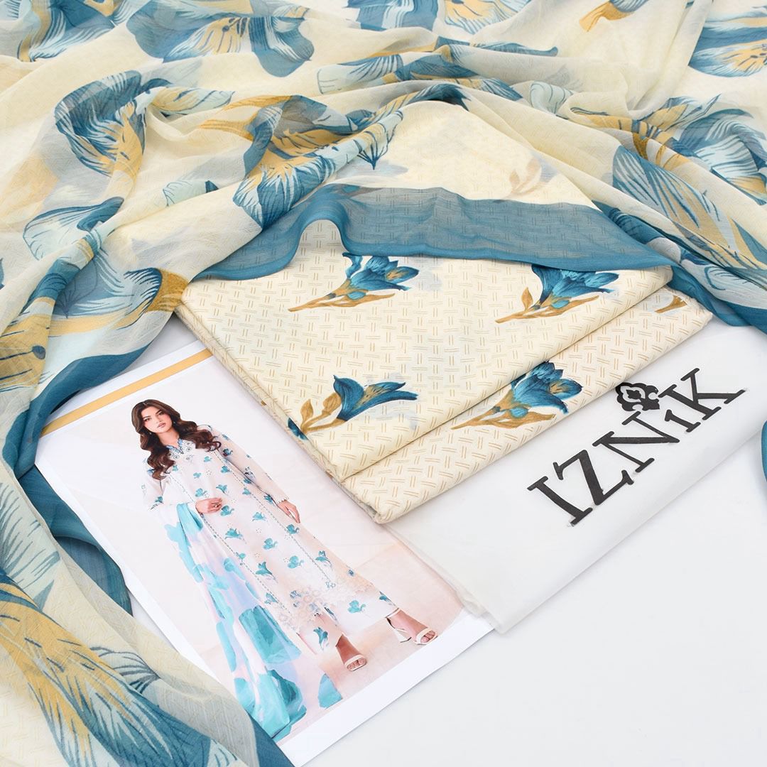 Iznik Lawn 3-Piece Unstiched