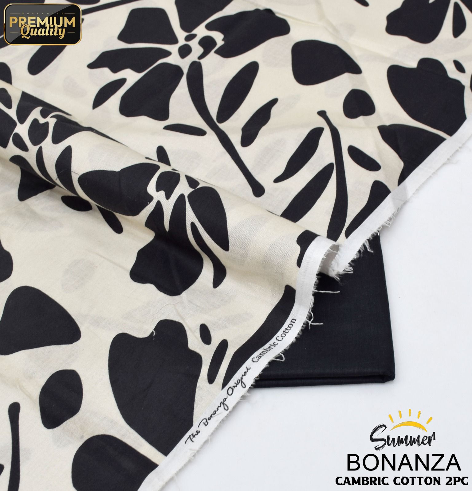 Bonanza Cambric 2-Piece Mid Season Un-Stiched