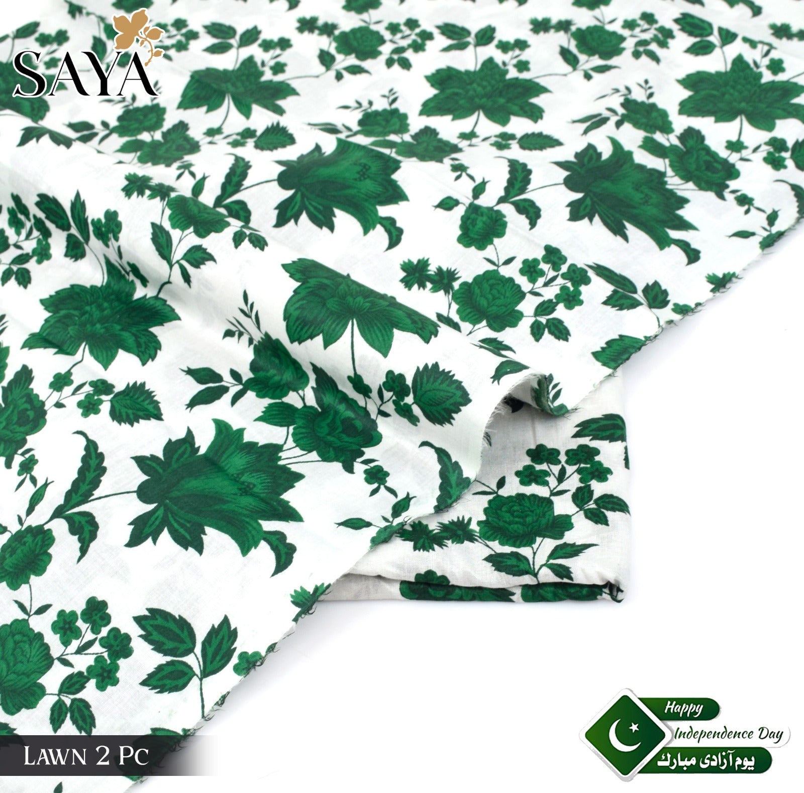 Saya Lawn Digital Printed 2-Piece (14 Auguest)