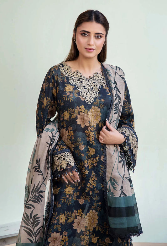 Iznik Lawn 3-Piece Unstiched