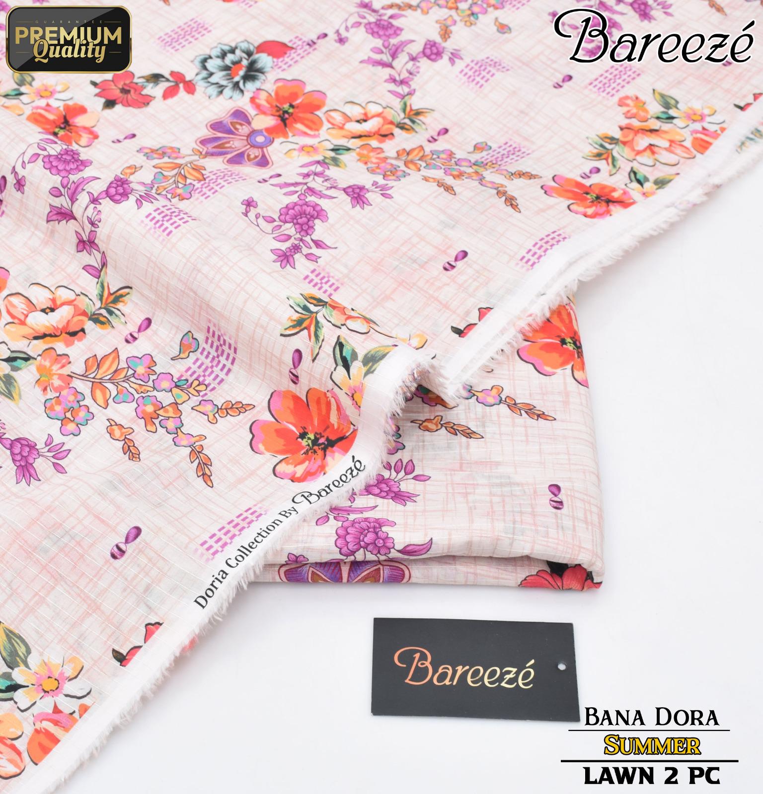 Bareeze Bana Dora Lawn Digital Printed 2-Piece Unstiched