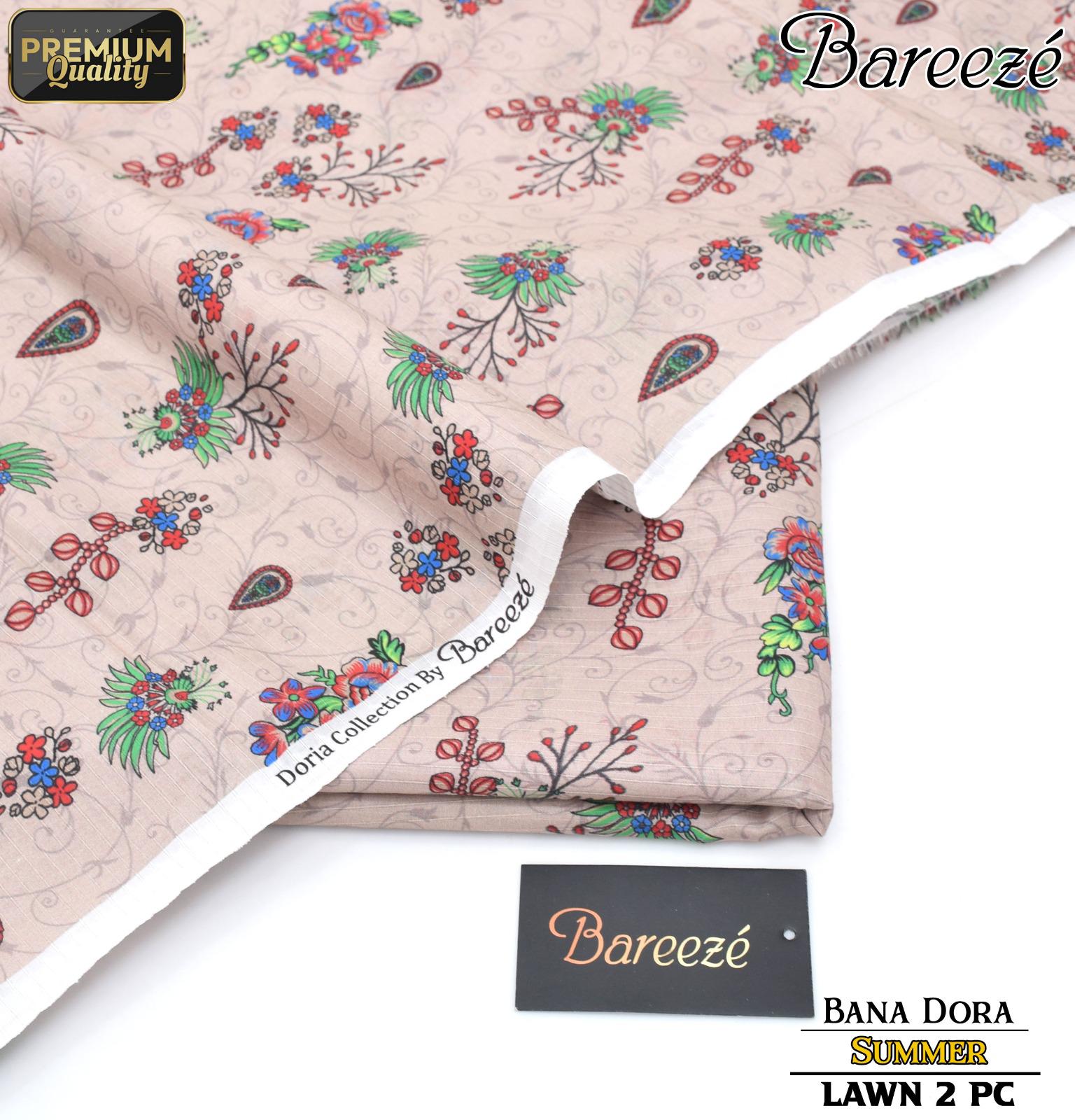 Bareeze Bana Dora Lawn Digital Printed 2-Piece Unstiched