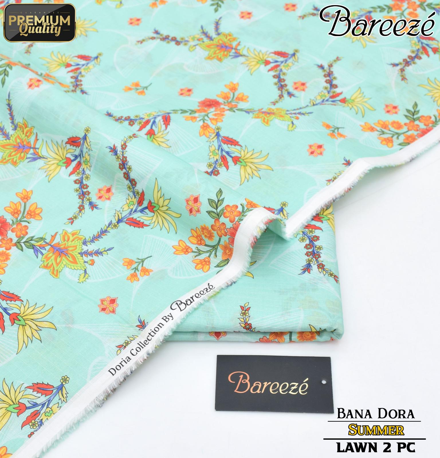 Bareeze Bana Dora Lawn Digital Printed 2-Piece Unstiched