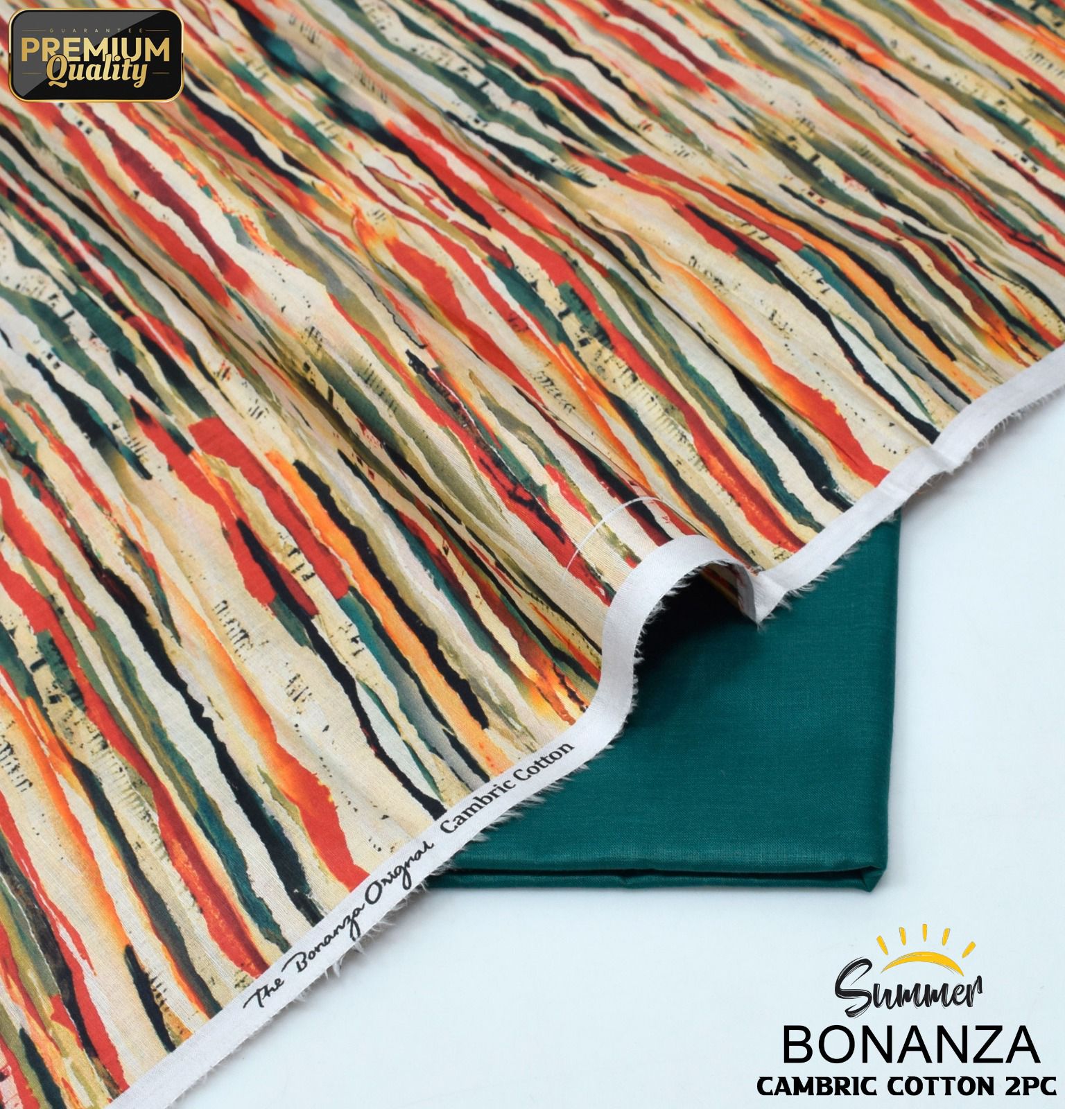 Bonanza Cambric 2-Piece Mid Season Un-Stiched