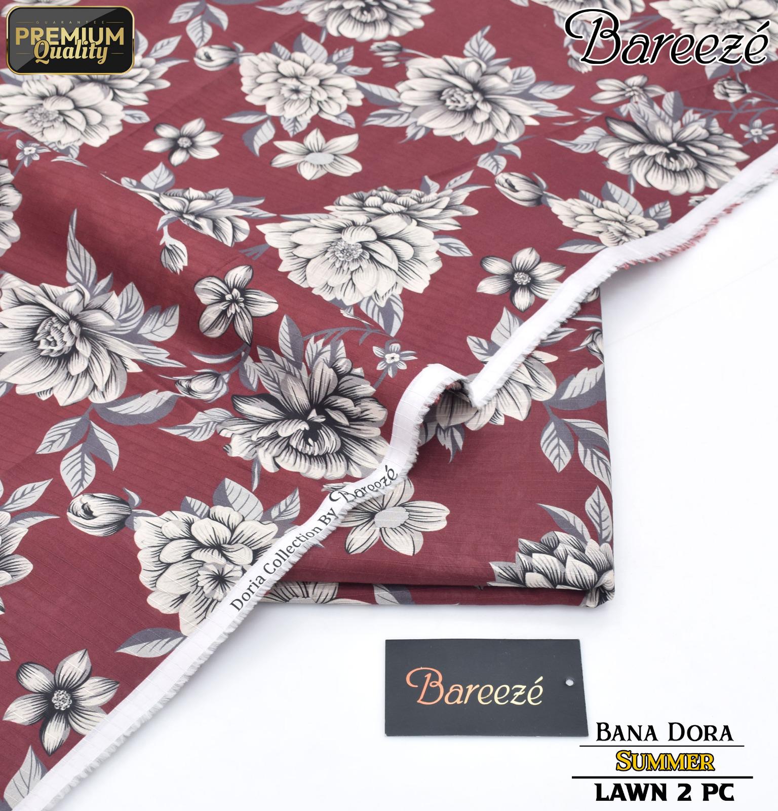 Bareeze Bana Dora Lawn Digital Printed 2-Piece Unstiched