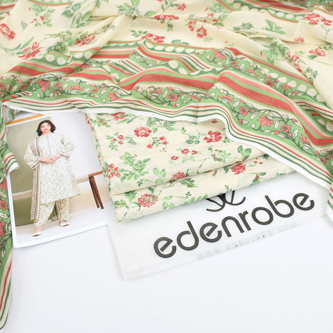 Edenrobe Tana Dora Lawn 3-Piece Unstiched
