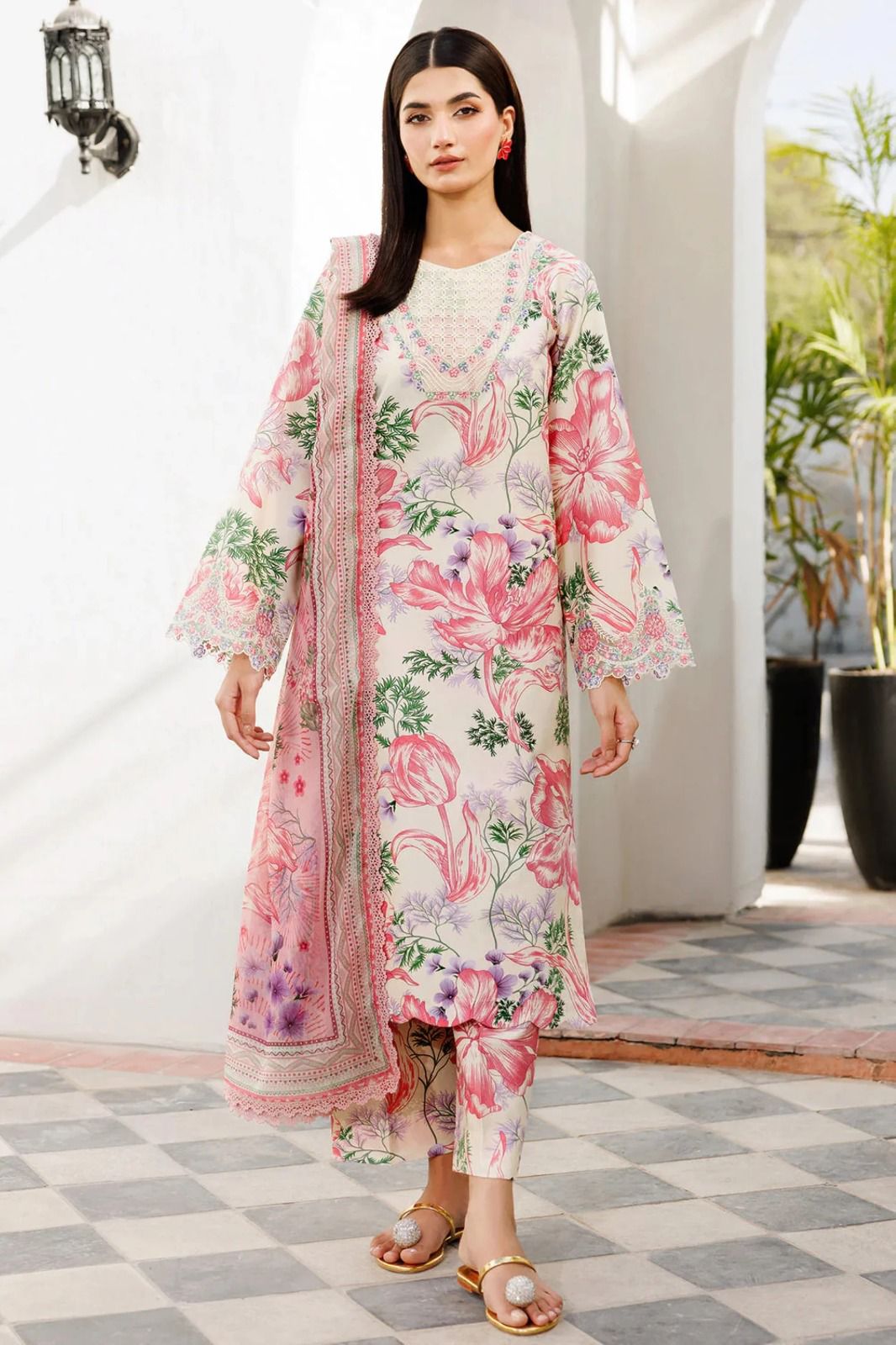 Baroque Khaddar 3-Piece Un-stiched
