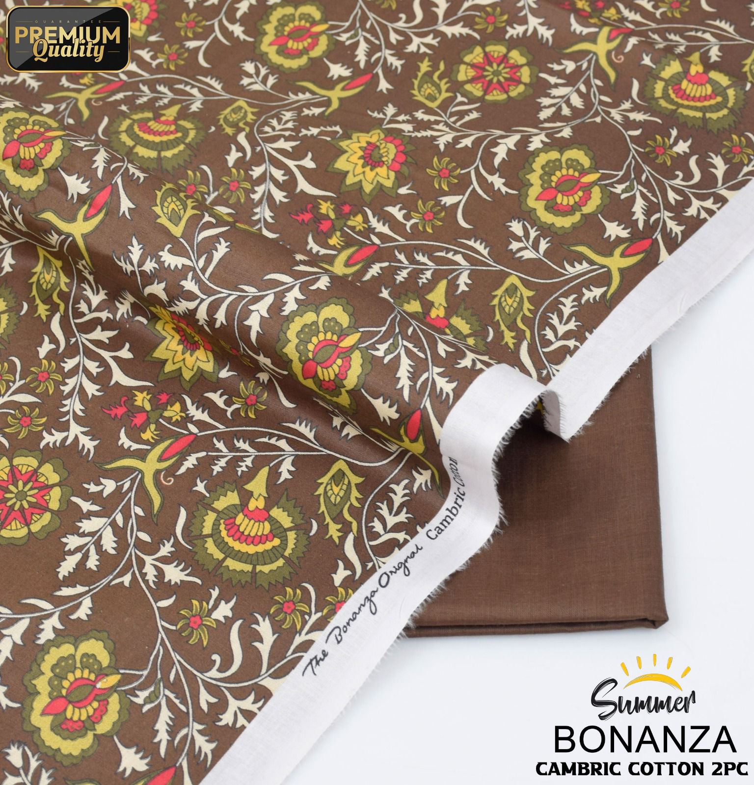 Bonanza Cambric 2-Piece Mid Season Un-Stiched