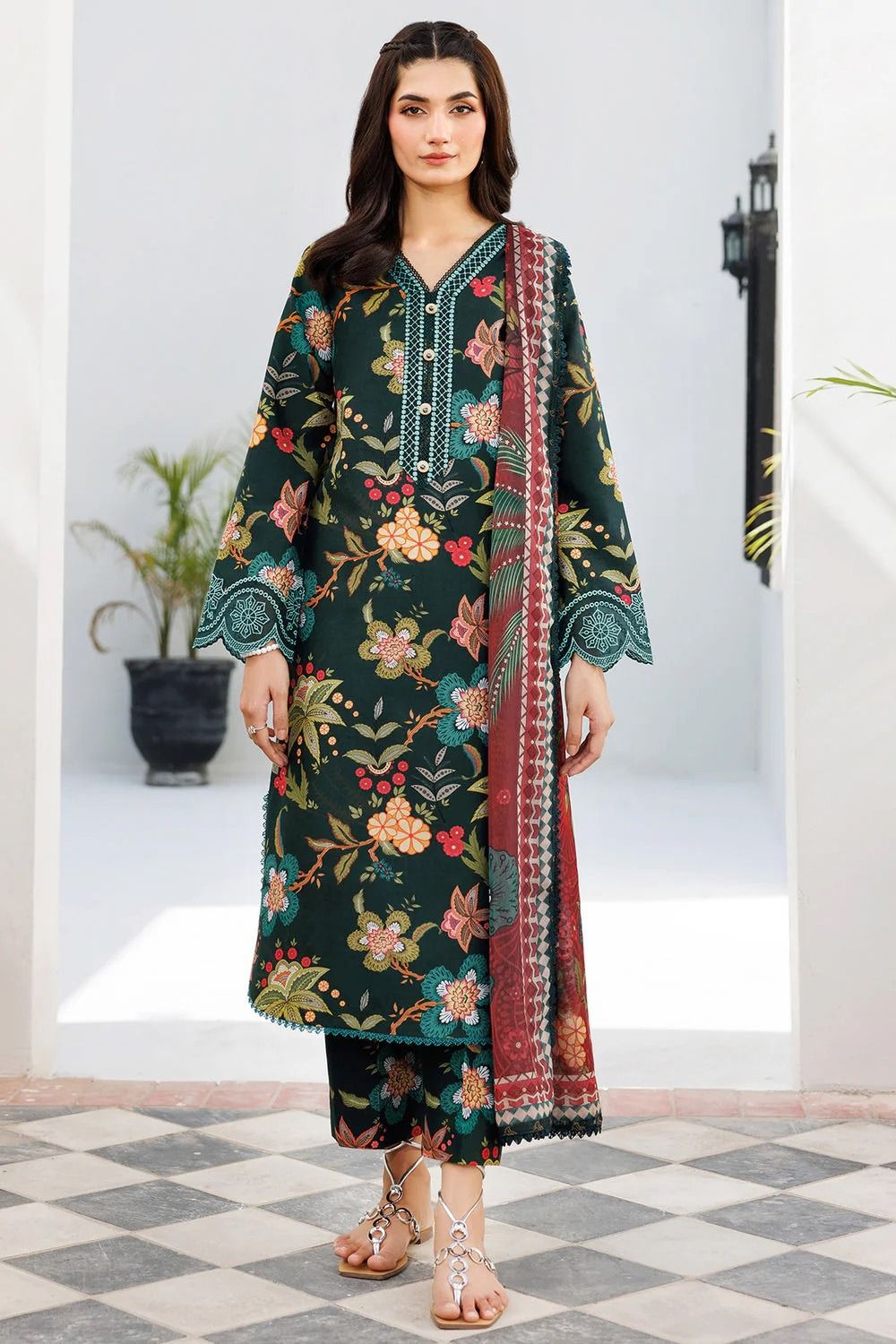 Baroque Khaddar 3-Piece Un-stiched