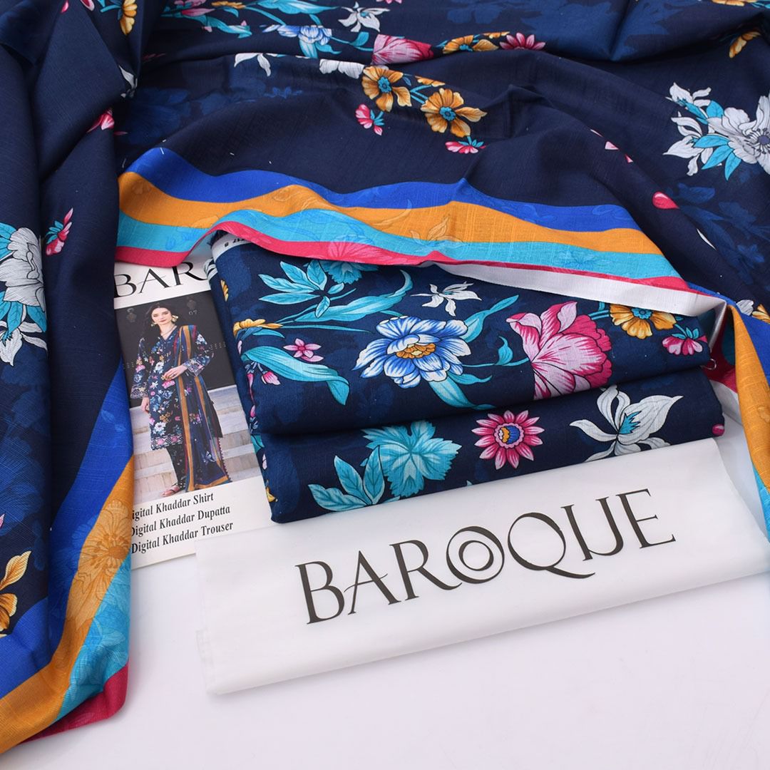 Baroque Khaddar 3-Piece Un-stiched
