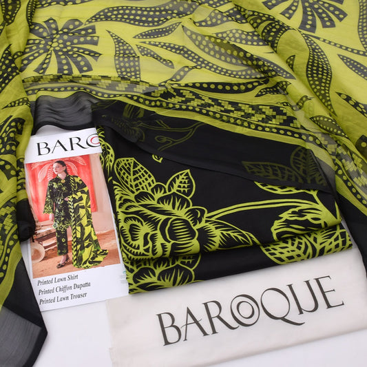 Baroque Lawn 3-Piece Un-stiched