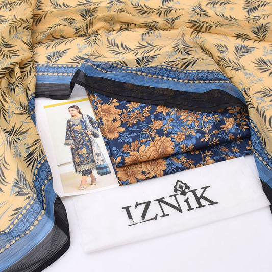Iznik Lawn 3-Piece Unstiched