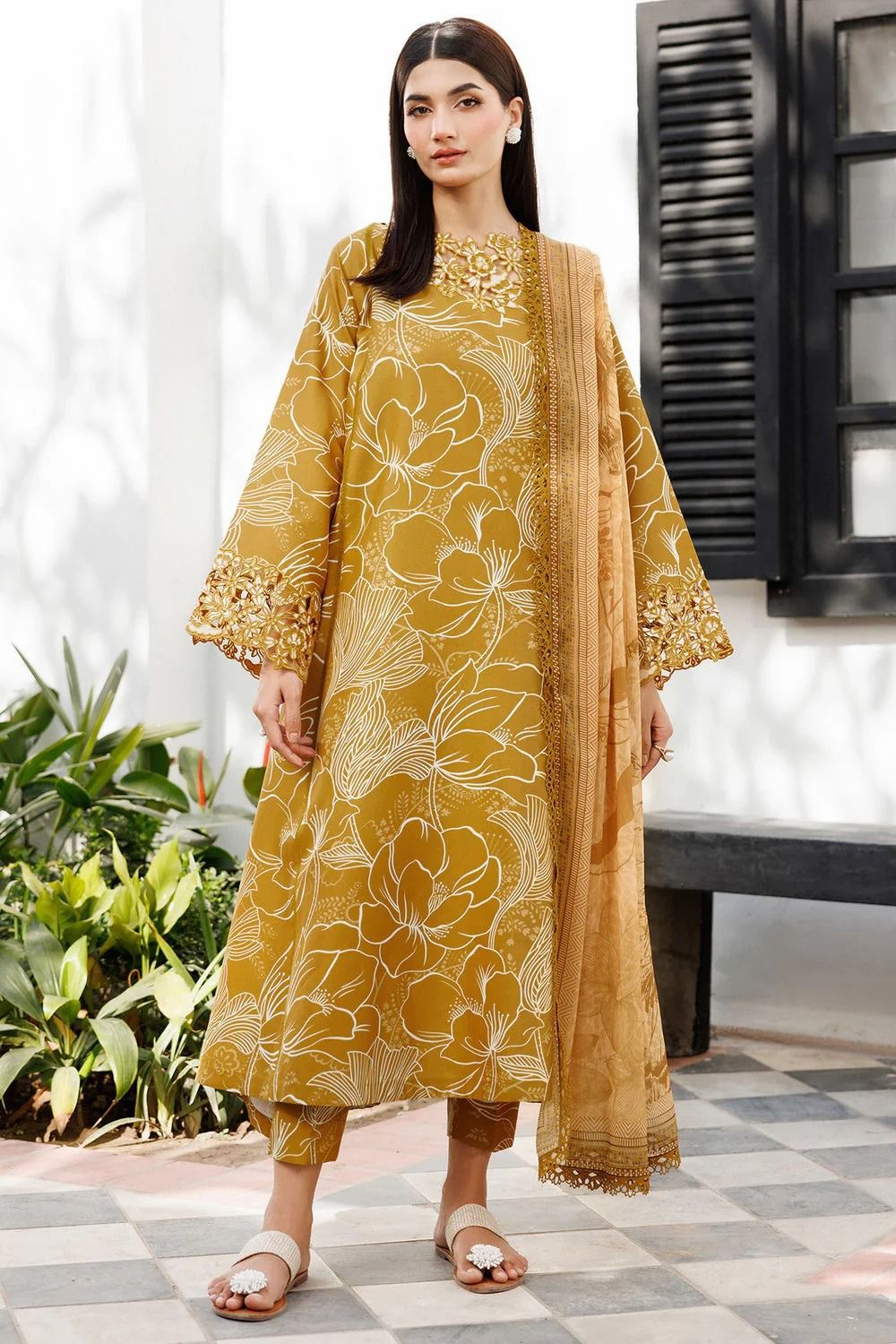 Baroque Khaddar 3-Piece Un-stiched