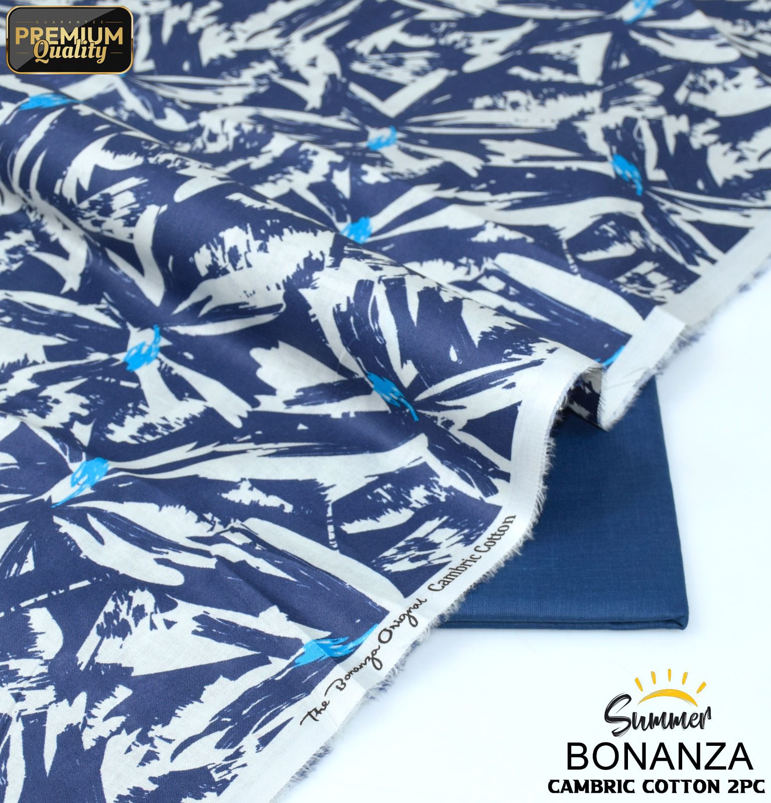 Bonanza Cambric 2-Piece Mid Season Un-Stiched