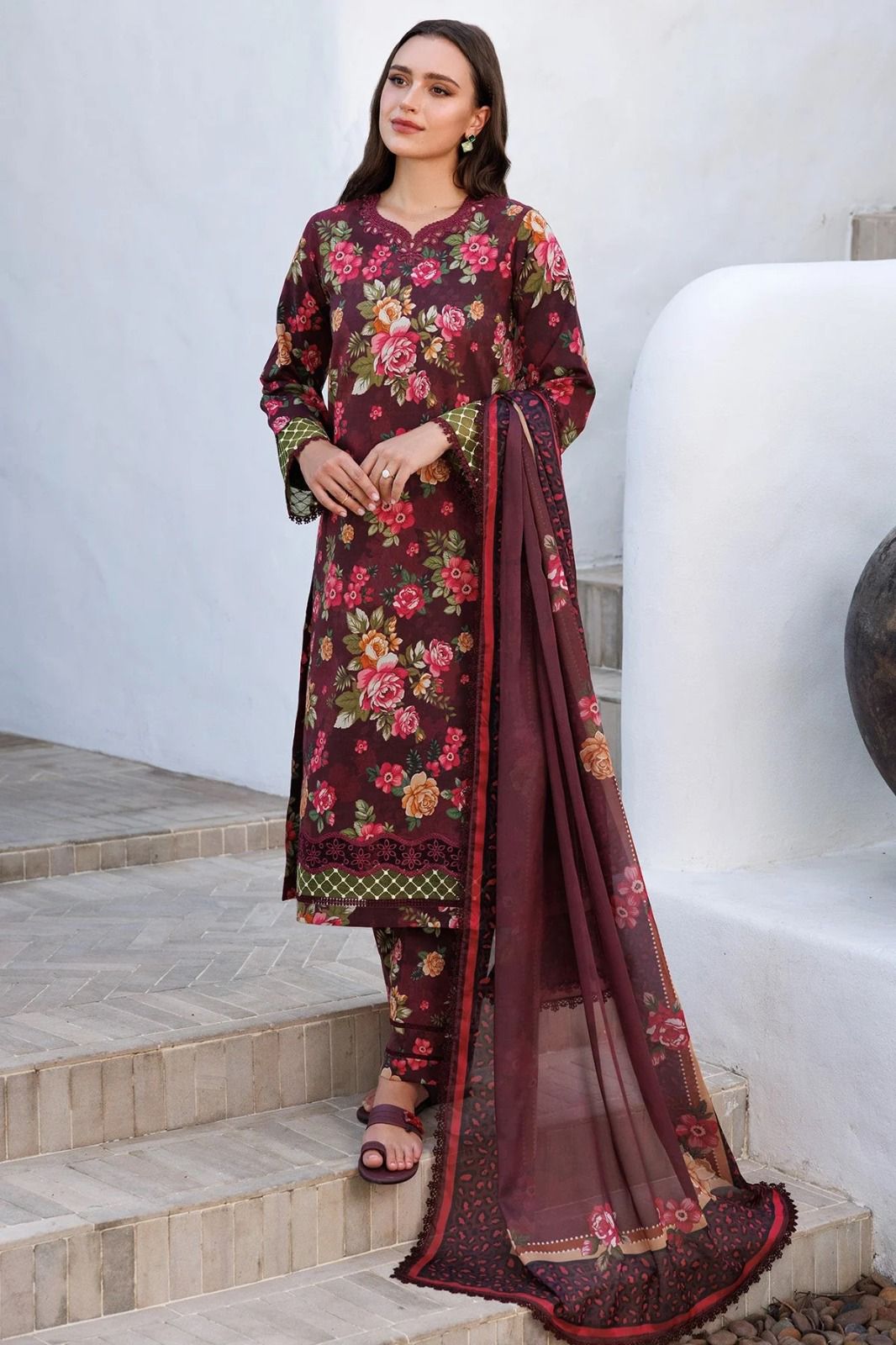 Baroque Khaddar 3-Piece Un-stiched