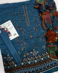 Sapphire Embroidered 3-Piece Unstiched