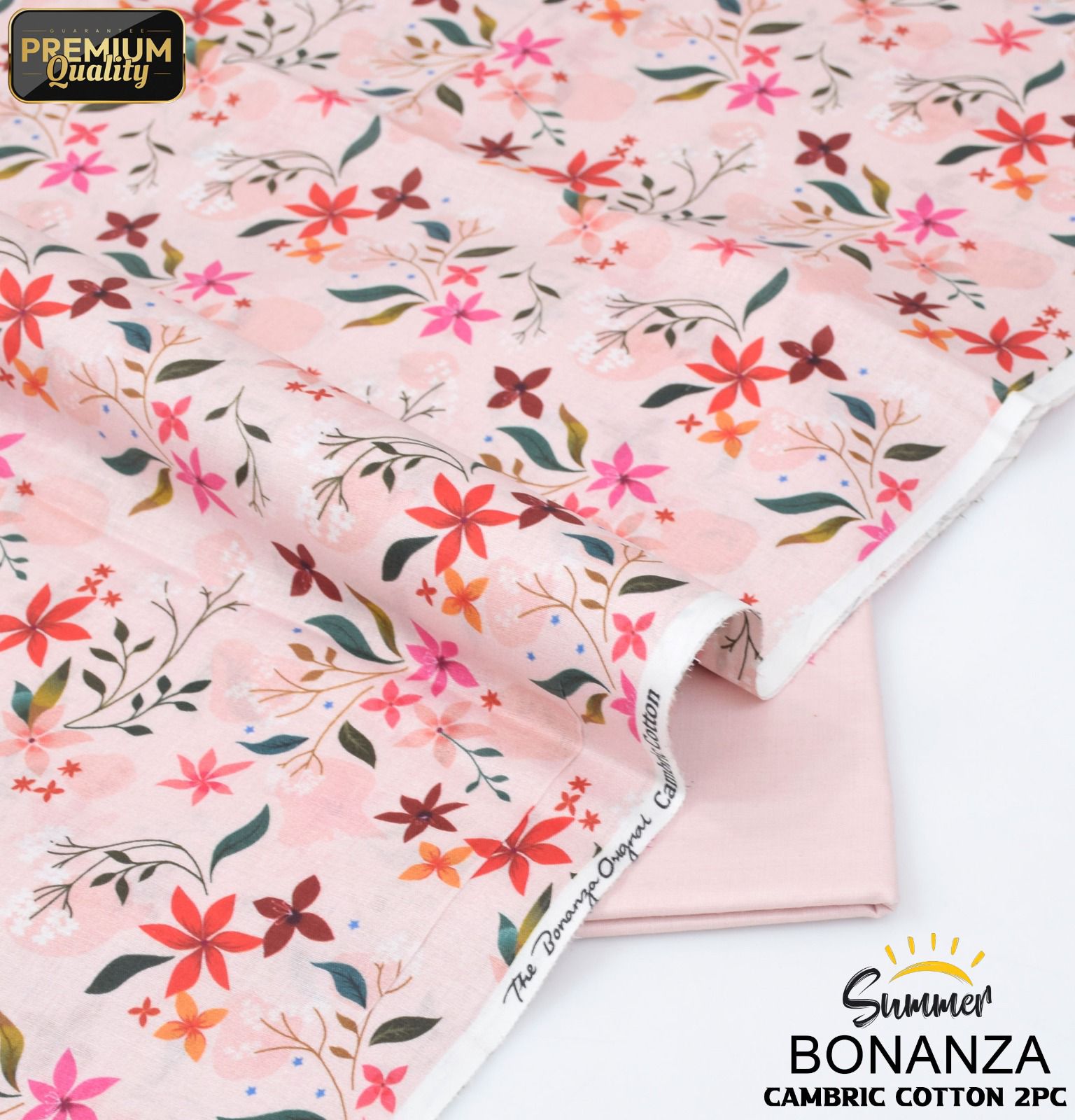 Bonanza Cambric 2-Piece Mid Season Un-Stiched