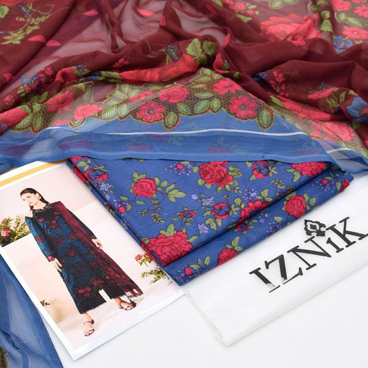Iznik Lawn 3-Piece Unstiched