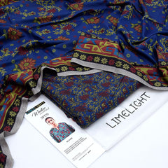 LimeLight Digital Printed Dhanak 3-Piece Un-Stiched
