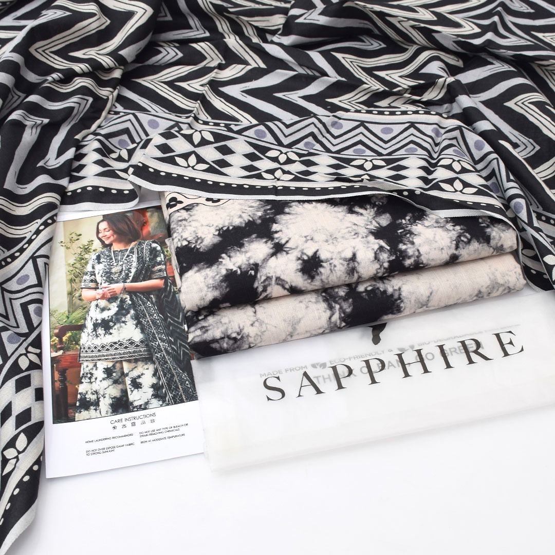 Sapphire Khaddar 3-Piece Unstiched