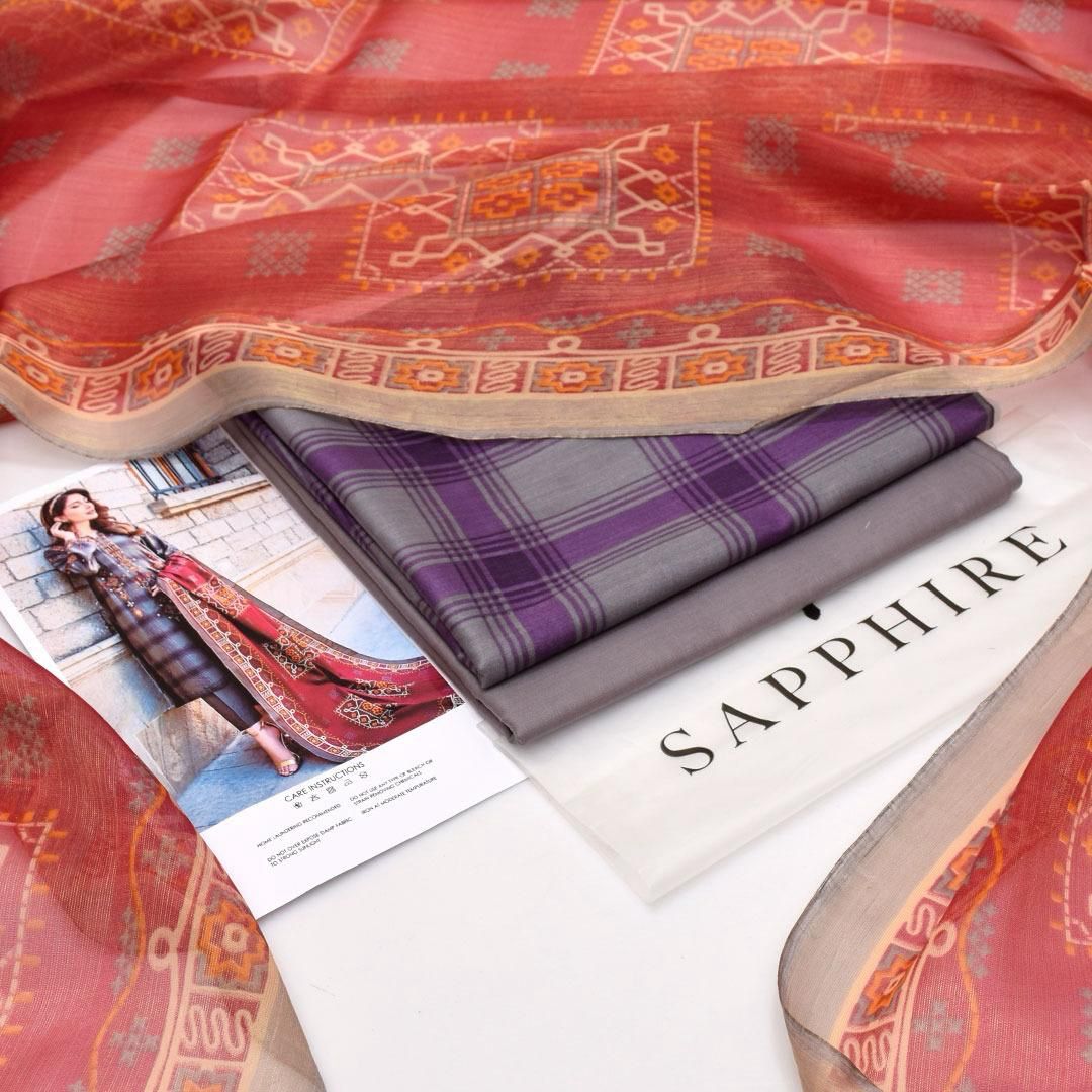 Sapphire Lawn 3-Piece Unstiched