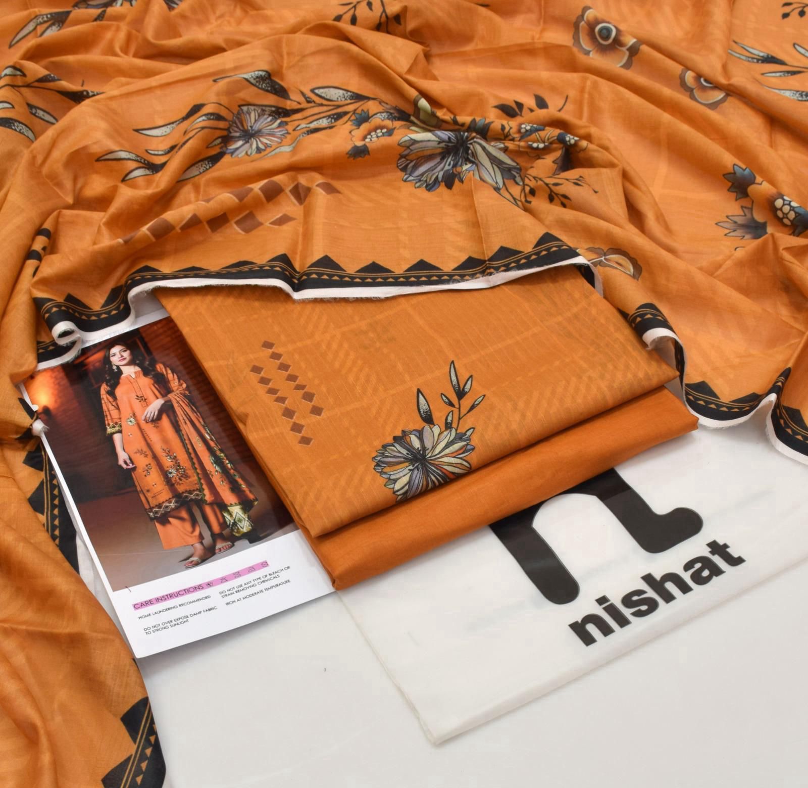Nishat Tana Dora Lawn 3-Piece Unstiched