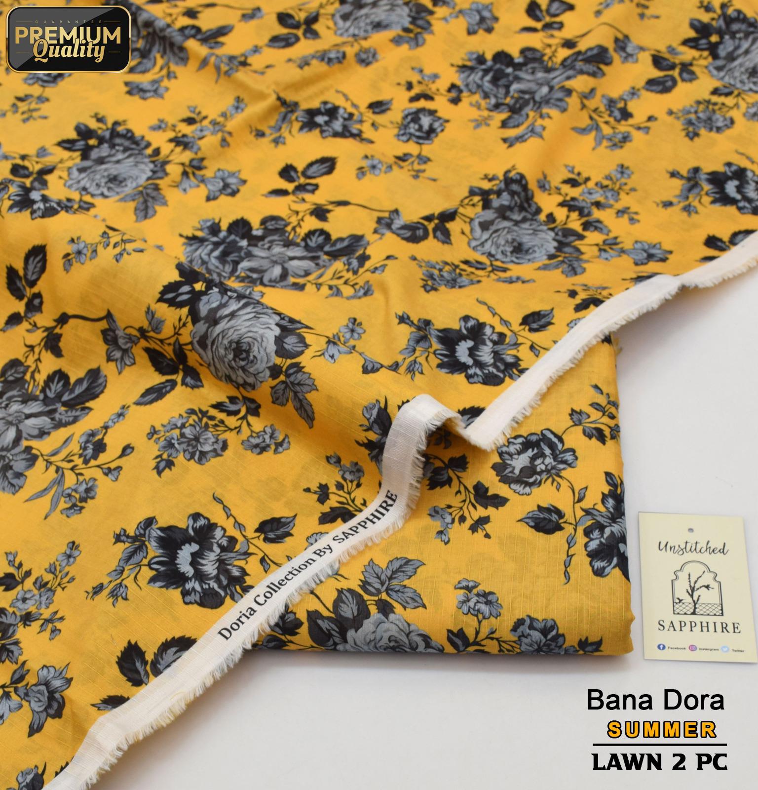 Sapphire Bana Dora Lawn 2-Piece Unstiched