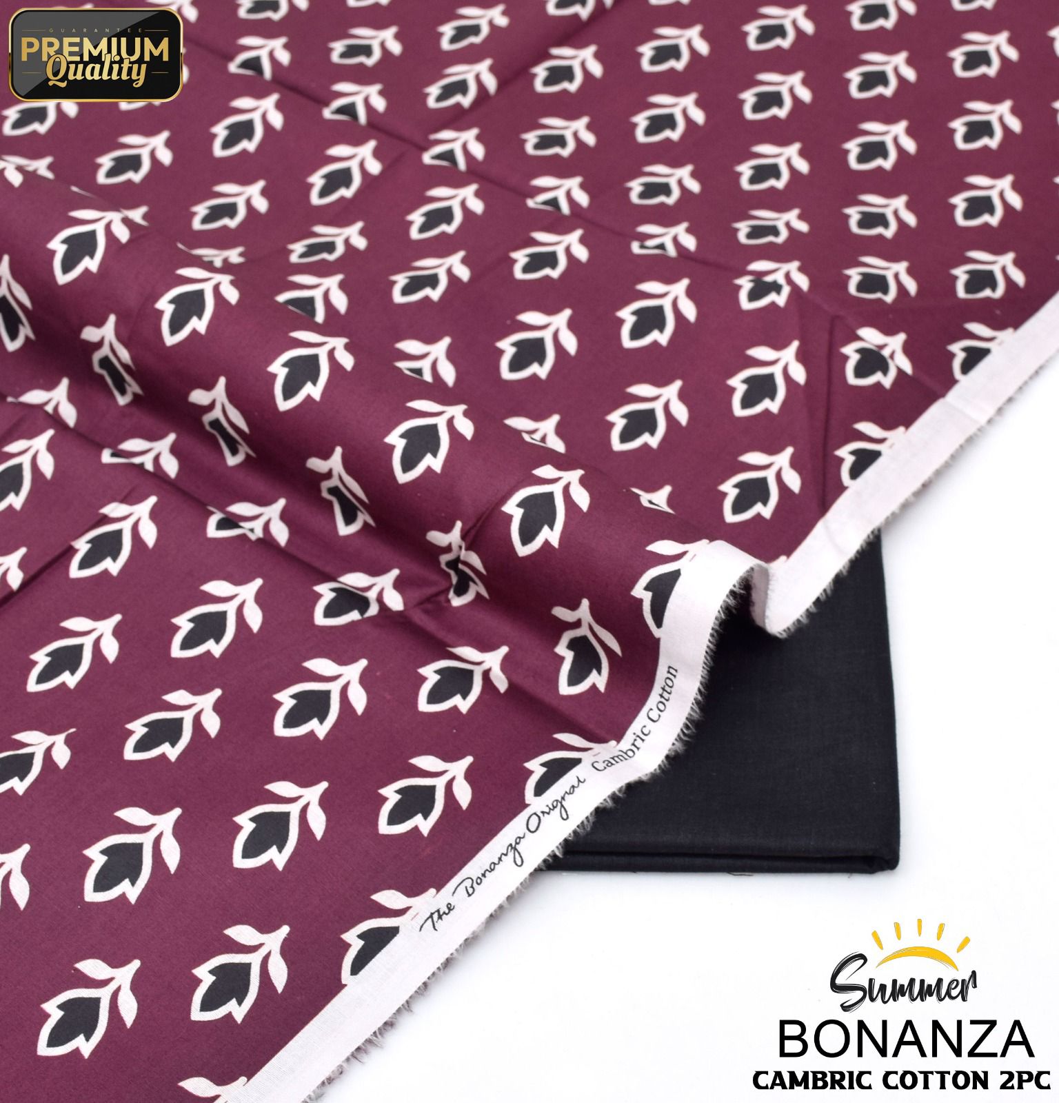 Bonanza Cambric 2-Piece Mid Season Un-Stiched