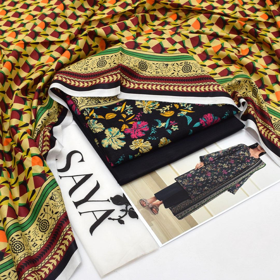 Saya Tana Dora Lawn 3-Piece Unstiched