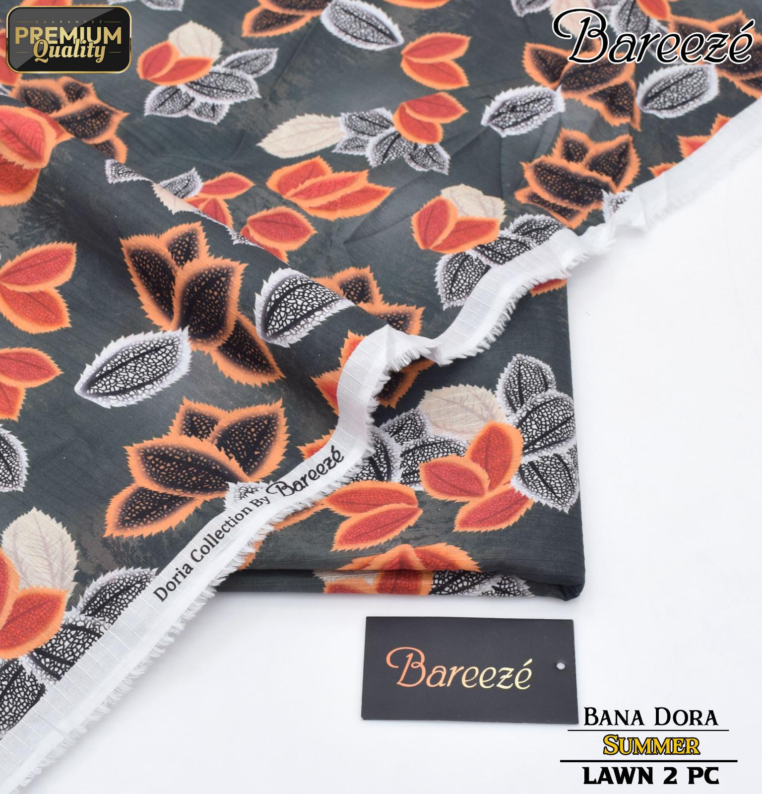 Bareeze Bana Dora Lawn Digital Printed 2-Piece Unstiched