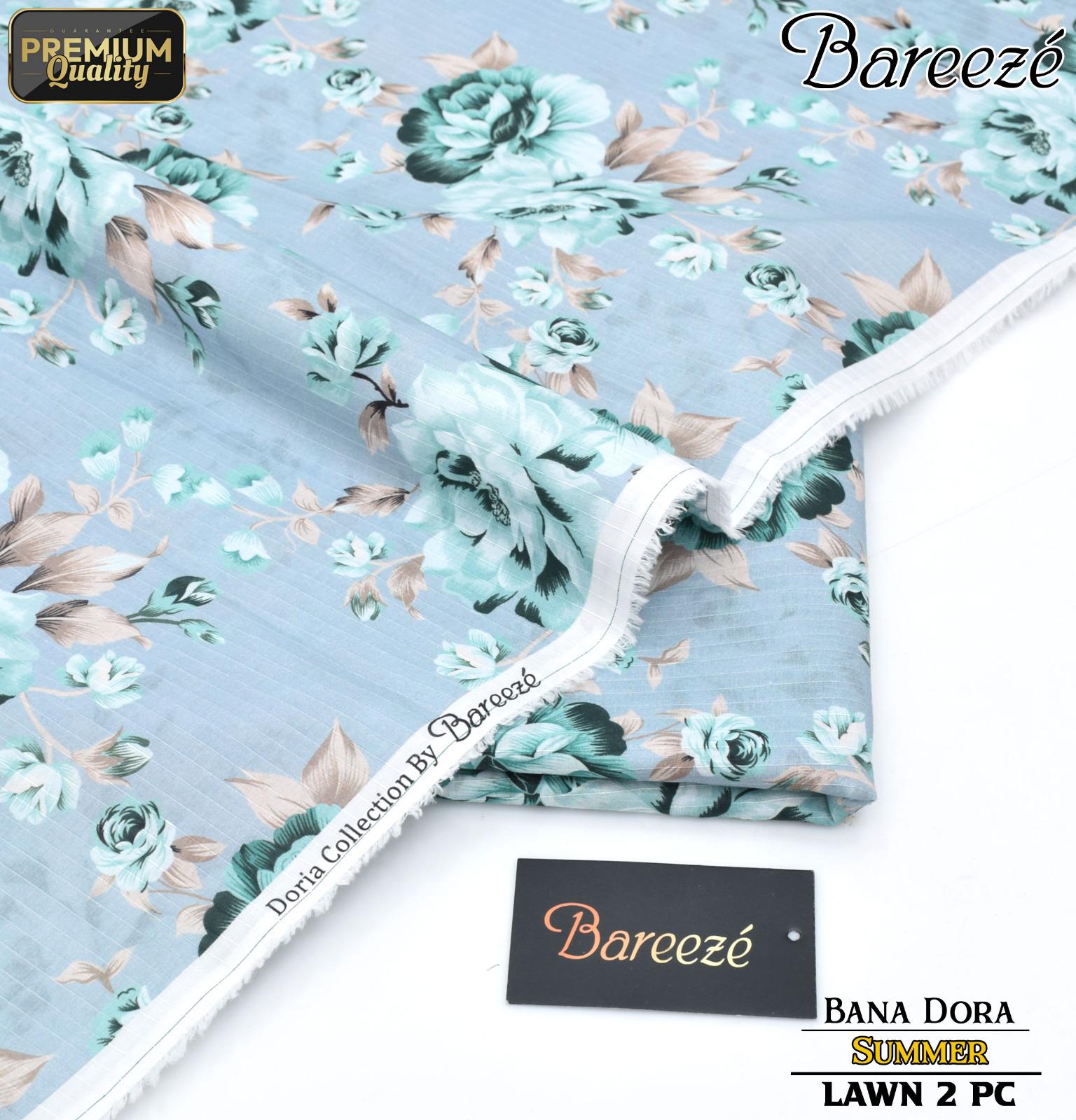 Bareeze Bana Dora Lawn Digital Printed 2-Piece Unstiched