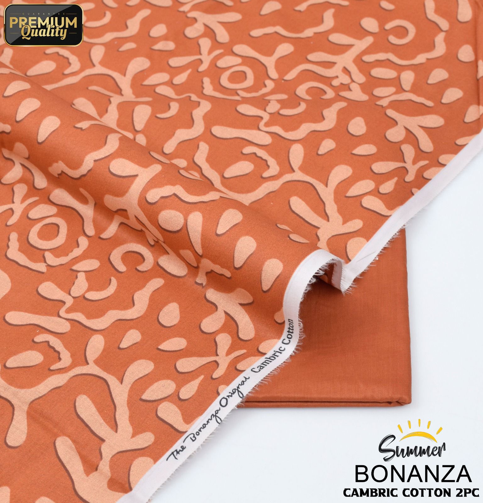 Bonanza Cambric 2-Piece Mid Season Un-Stiched