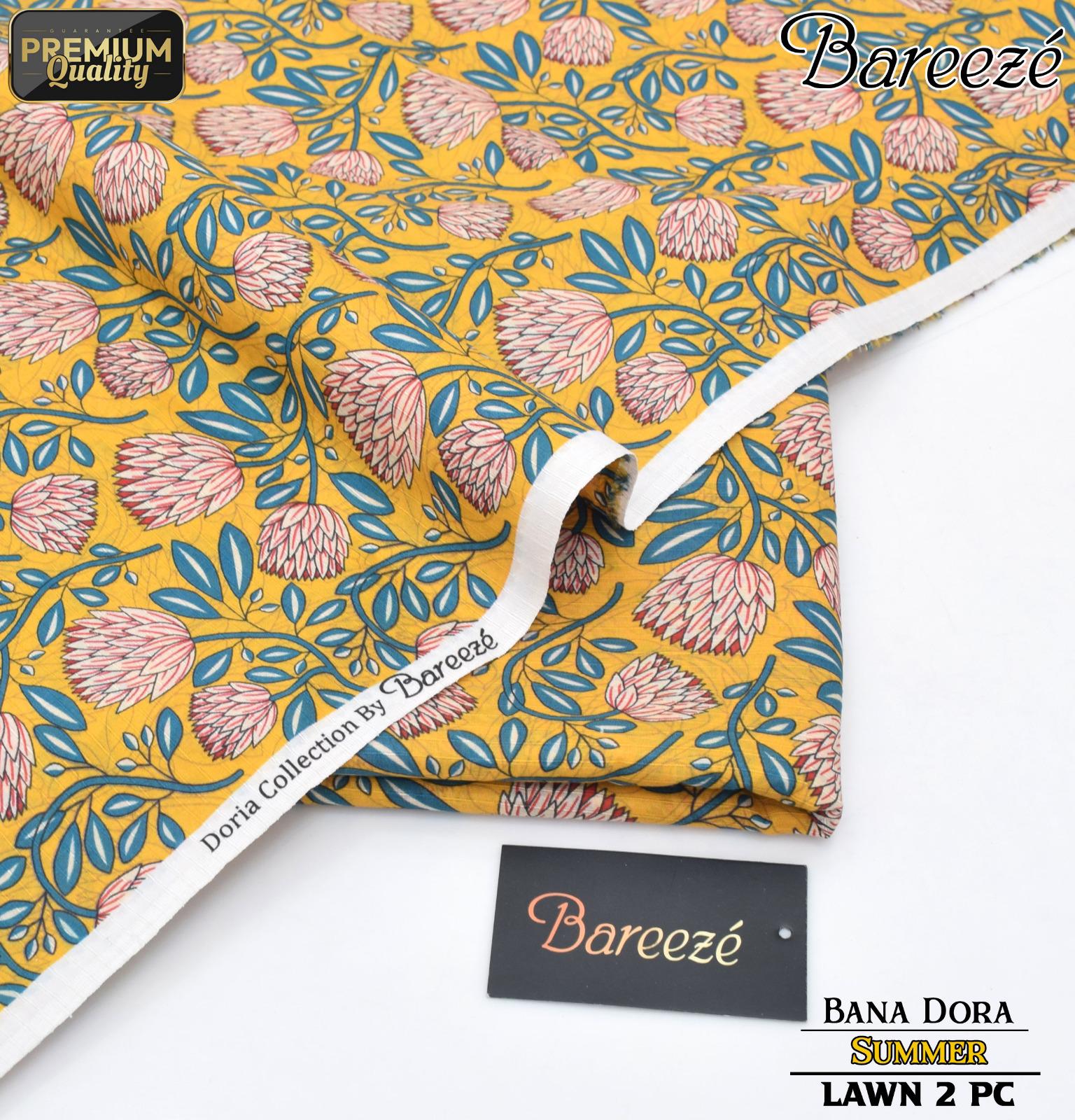 Bareeze Bana Dora Lawn Digital Printed 2-Piece Unstiched
