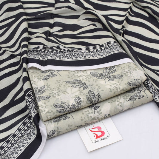 Bin Saeed Lawn 3-Piece Unstiched