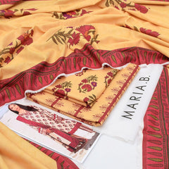 Maria B Digital Printed Karandi 3-Piece Un-Stiched