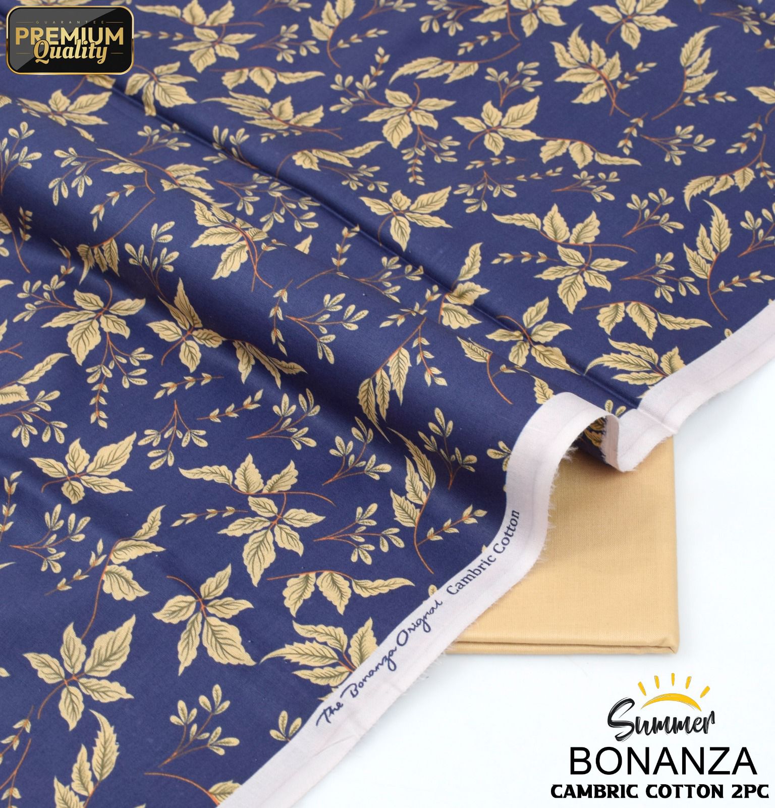 Bonanza Cambric 2-Piece Mid Season Un-Stiched