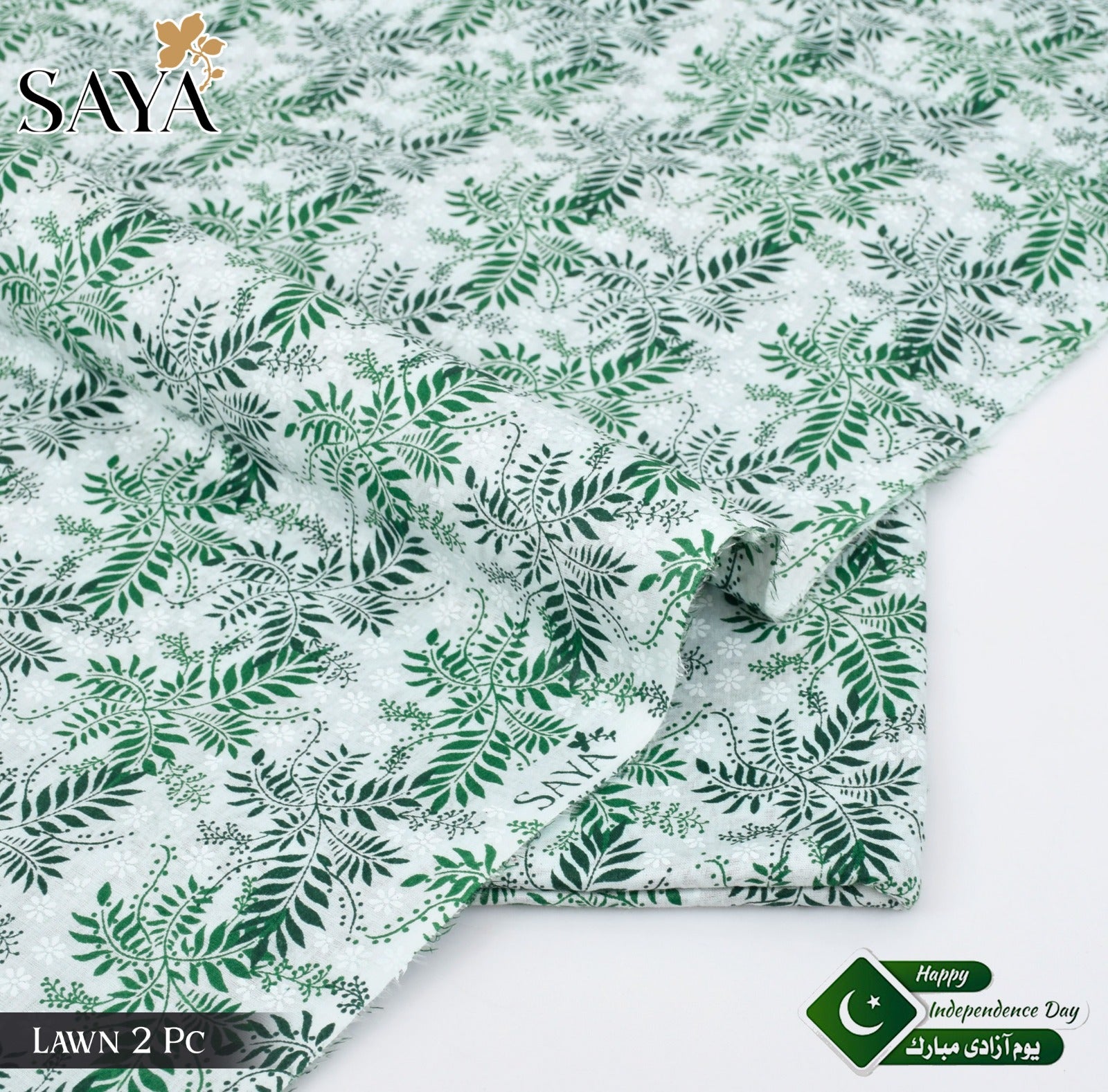 Saya Lawn Digital Printed 2-Piece (14 Auguest)