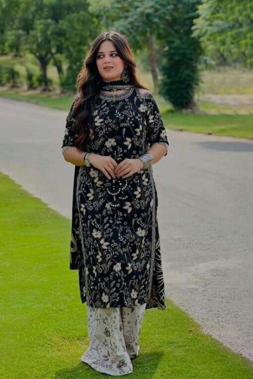 Bin Saeed Khaddar 3-Piece Unstiched