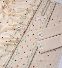 Bareeze Karandi Khaddar Embroidered 3-Piece Un-Stiched