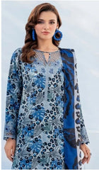 Baroque Lawn 3-Piece Unstiched With Embroidered Patches