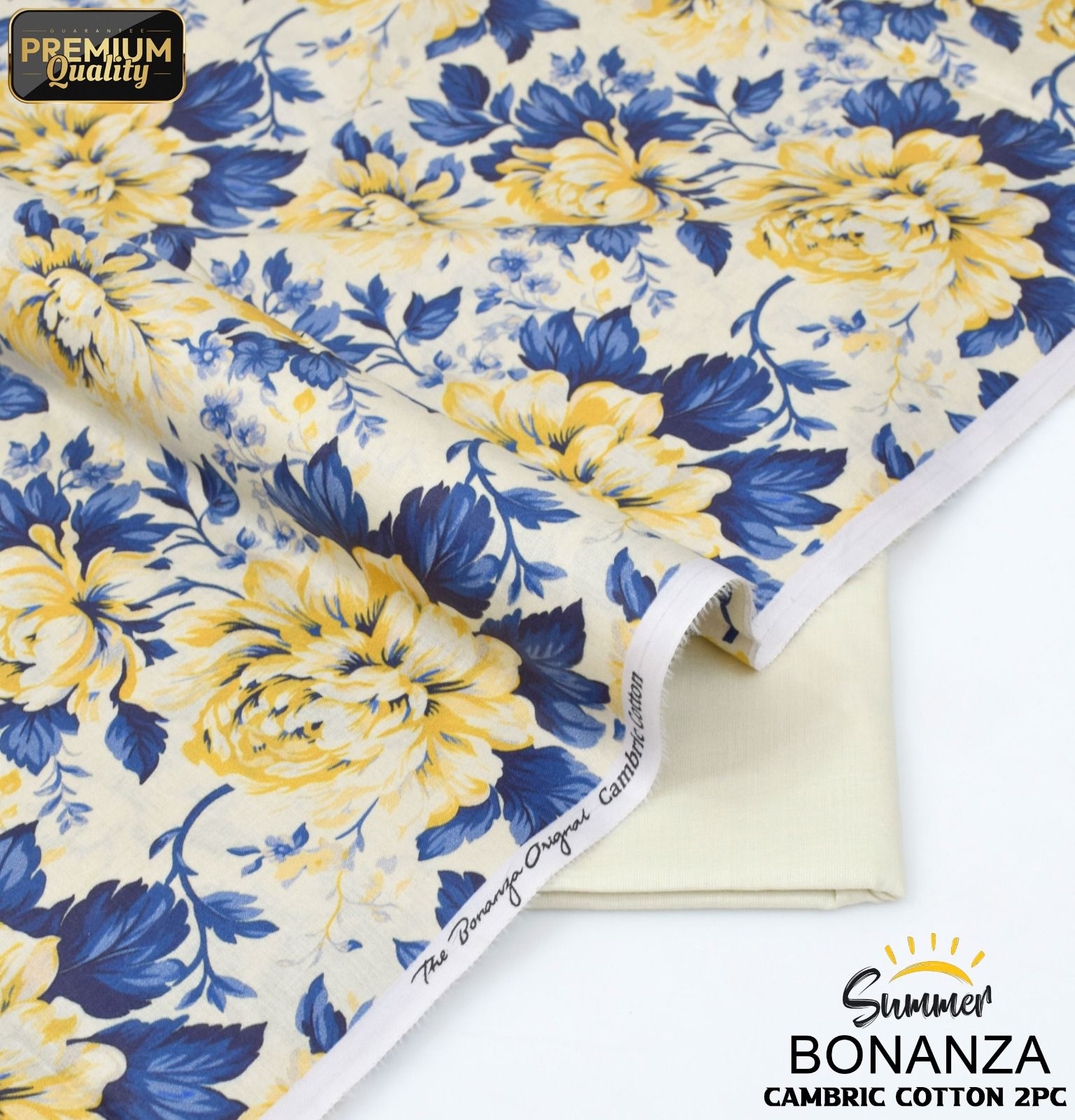 Bonanza Cambric 2-Piece Mid Season Un-Stiched