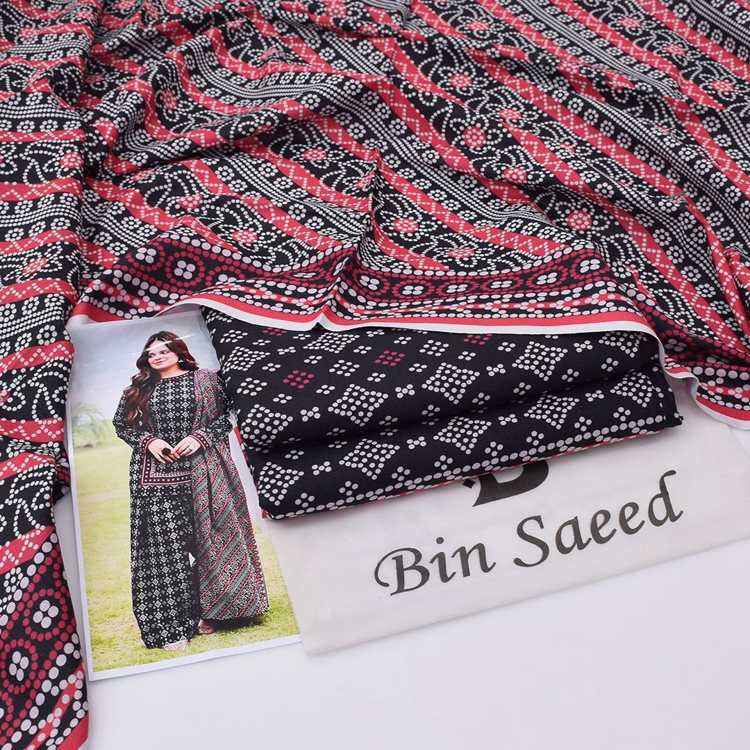 Bin Saeed Khaddar 3-Piece Unstiched