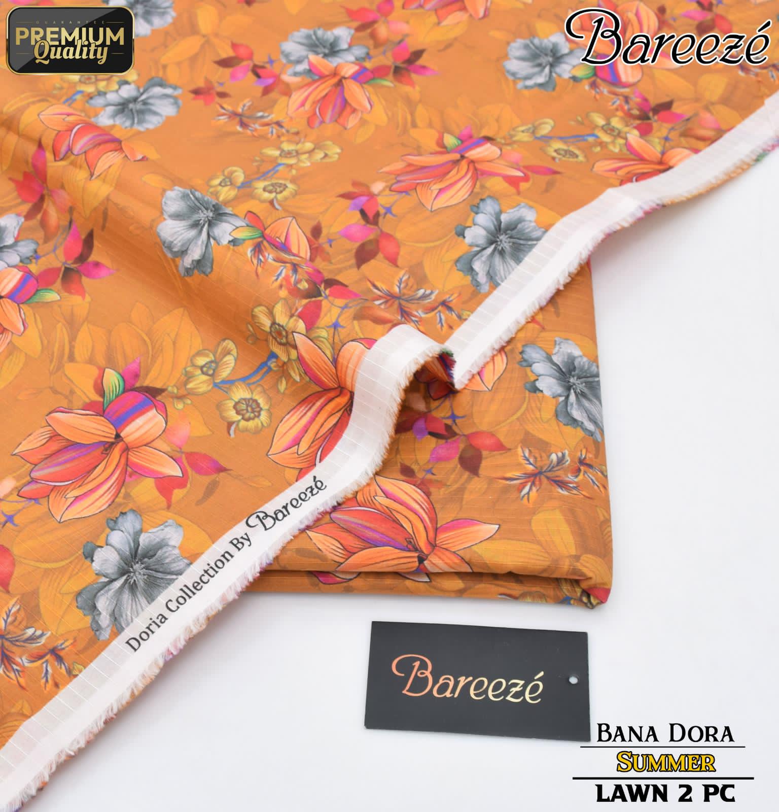 Bareeze Bana Dora Lawn Digital Printed 2-Piece Unstiched