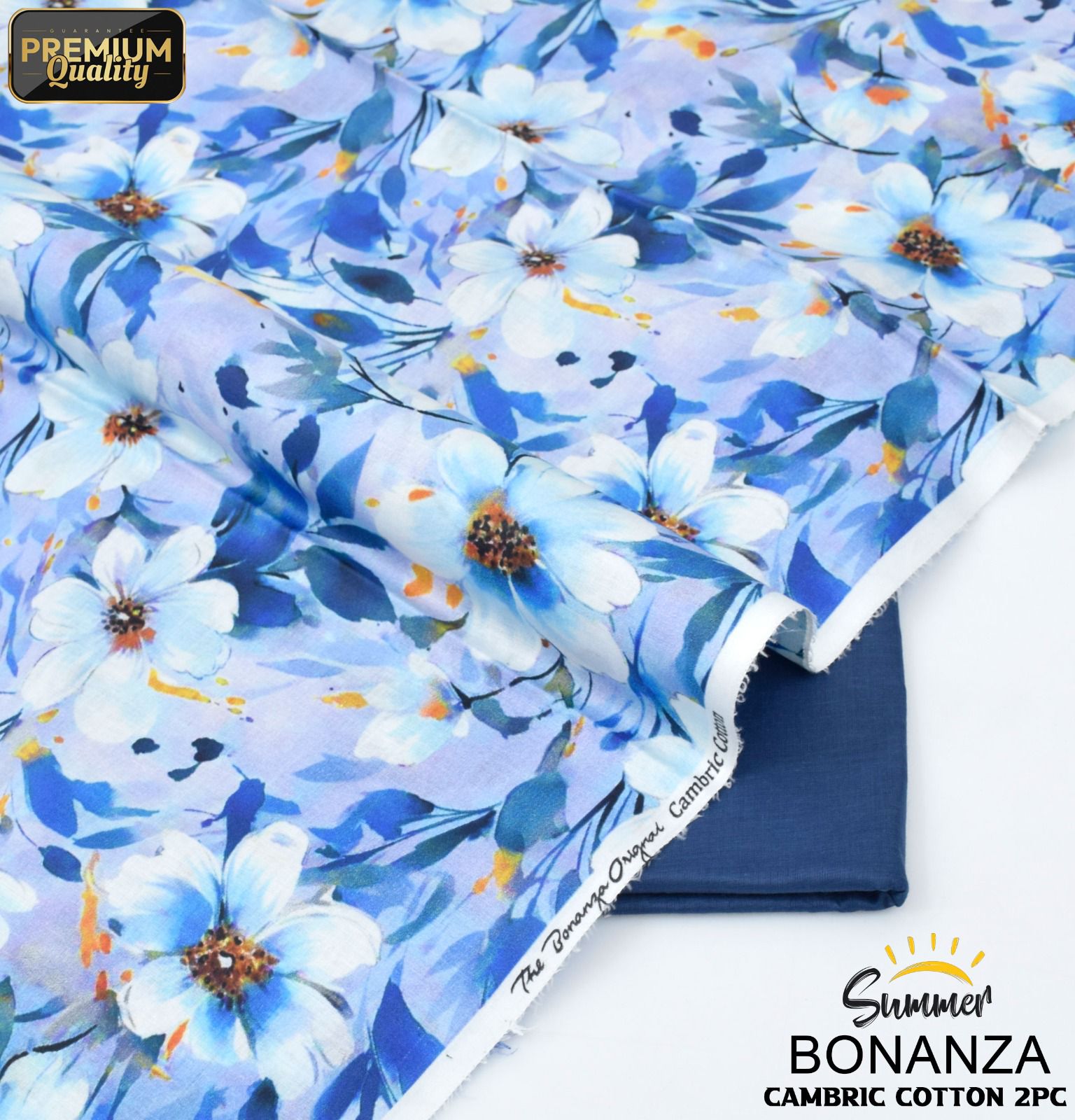 Bonanza Cambric 2-Piece Mid Season Un-Stiched