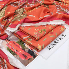 Maria B Digital Printed Karandi 3-Piece Un-Stiched