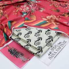 Sana Safinaz Digital Printed Khaddar 3-Piece Un-Stiched