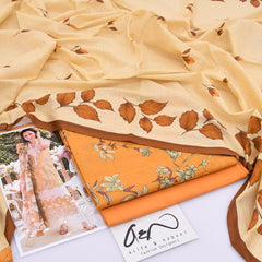 Asifa Nabeel lawn 3-Piece Un-stiched